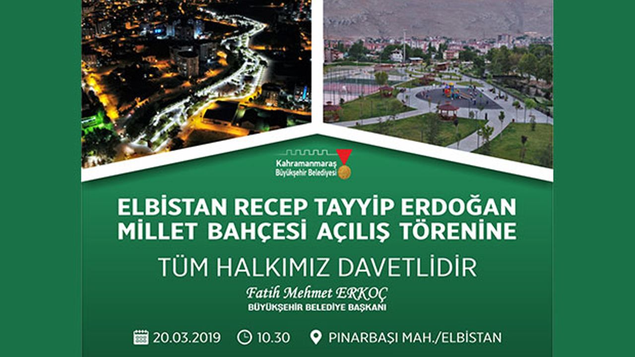 Ceyhan Nehri Kıyısına Recep Tayyip Erdoğan Millet Bahçesi Açılıyor