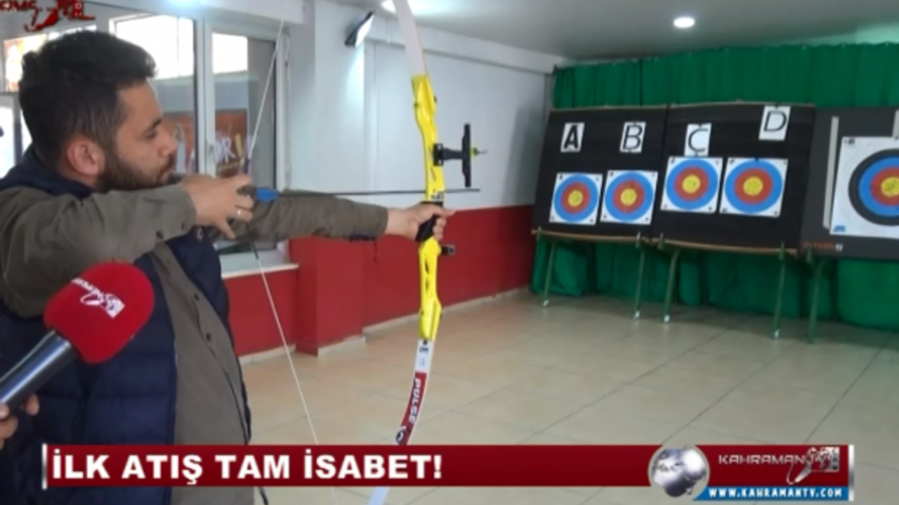 K.Maraş'ın Gençlerine Olimpik Okçuluk Eğitimi Veriliyor
