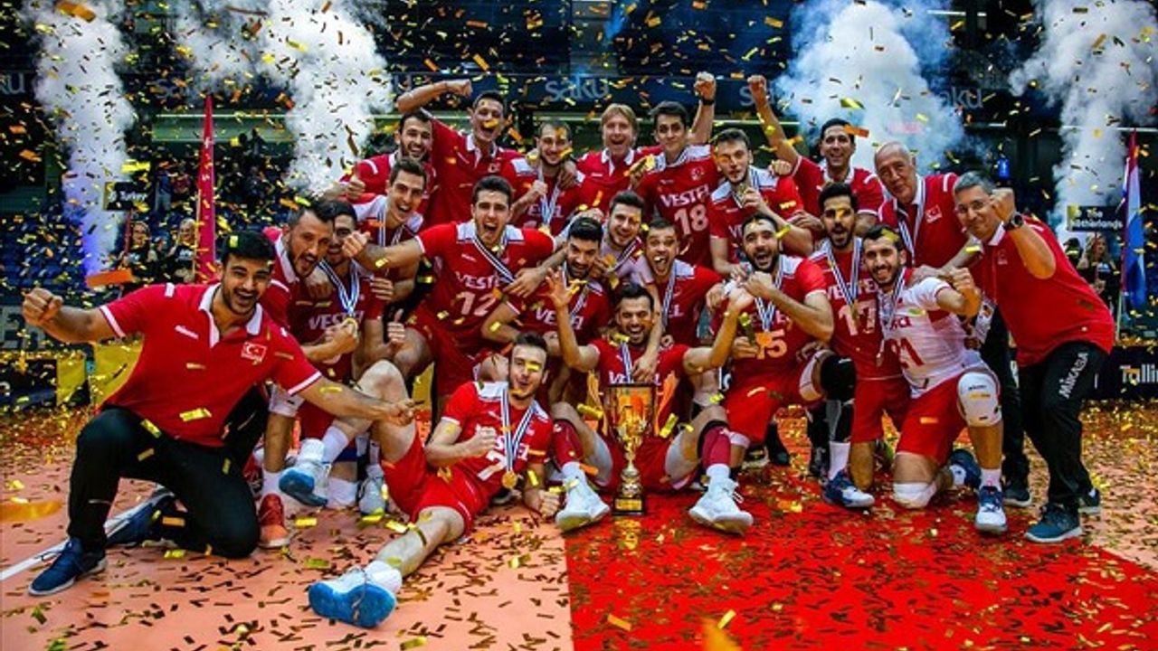 A Milli Erkek Voleybol Takımı Şampiyon Oldu