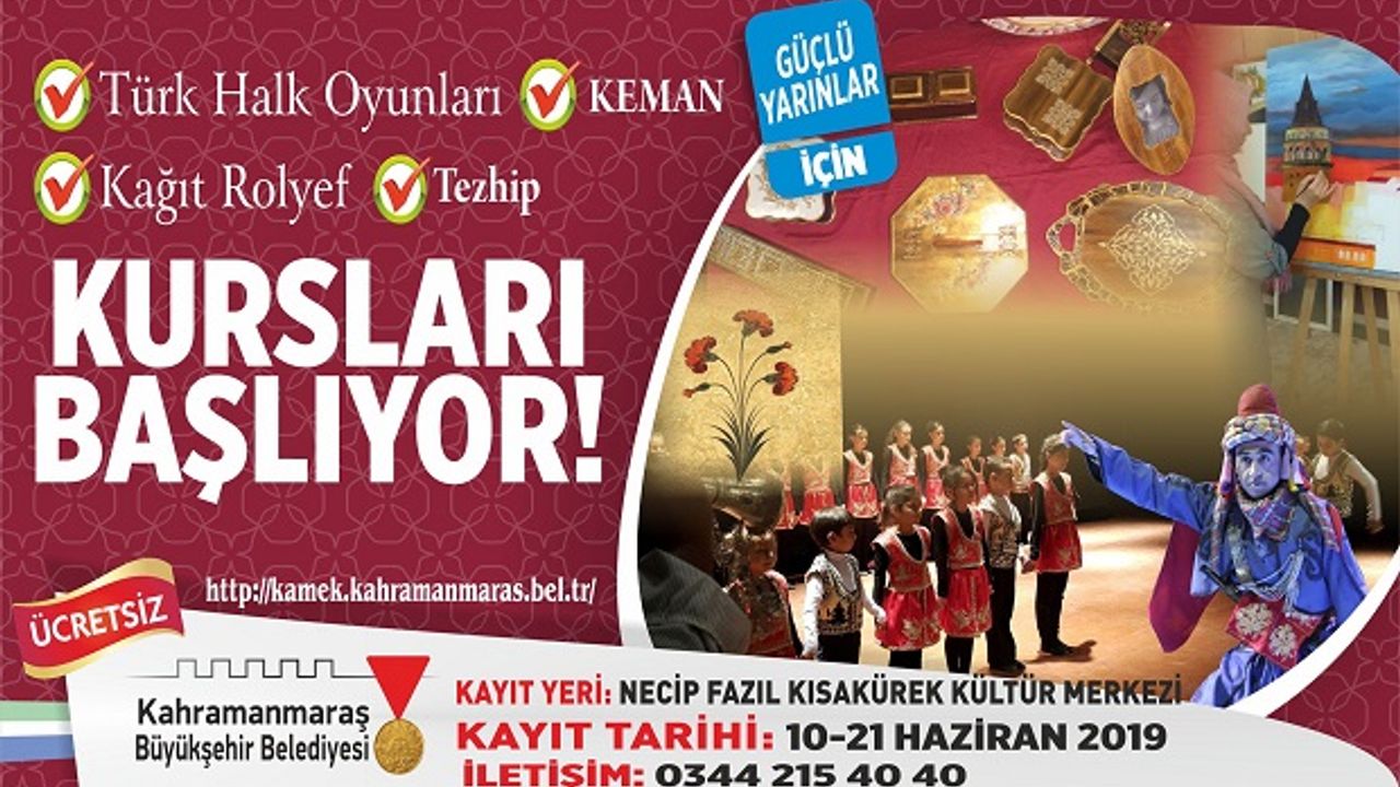 Büyükşehir’in Gençlere Yönelik Yaz Kurslarına Kayıtlar Başladı