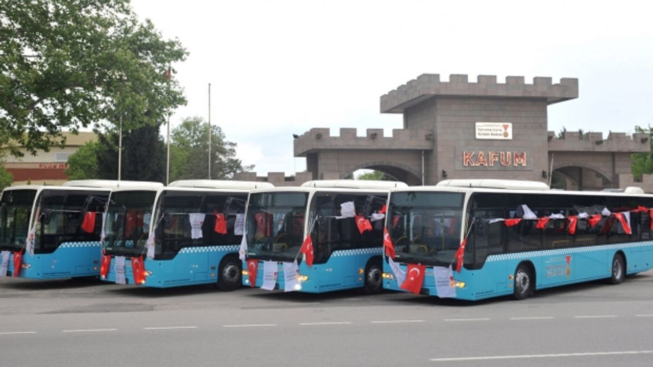 Kahramanmaraş'ta 15 Temmuz'da Ulaşım Ücretsiz!