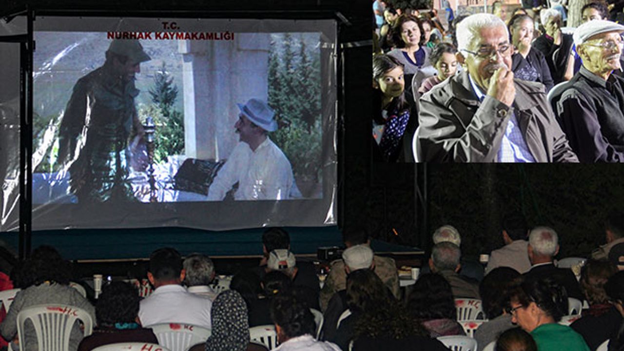 Kahramanmaraş'ta Açık Hava Sinema Keyfi
