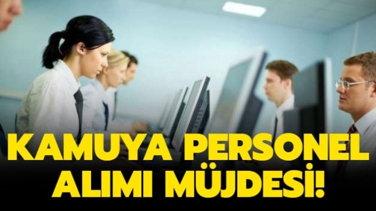 2020 Yılında Kamuya Alınacak Personel Sayısı Açıklandı