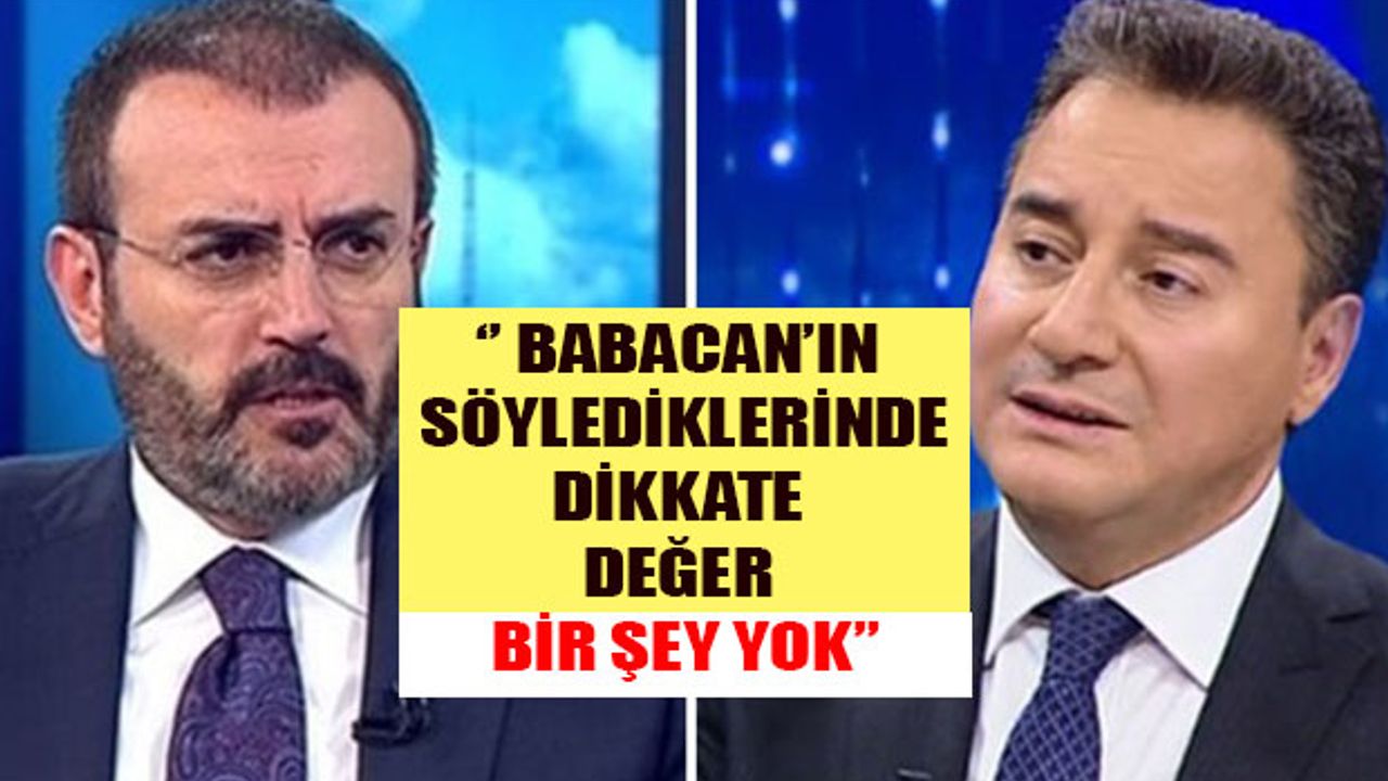 Mahir Ünal'dan Ali Babacan’a Sert Yanıt!