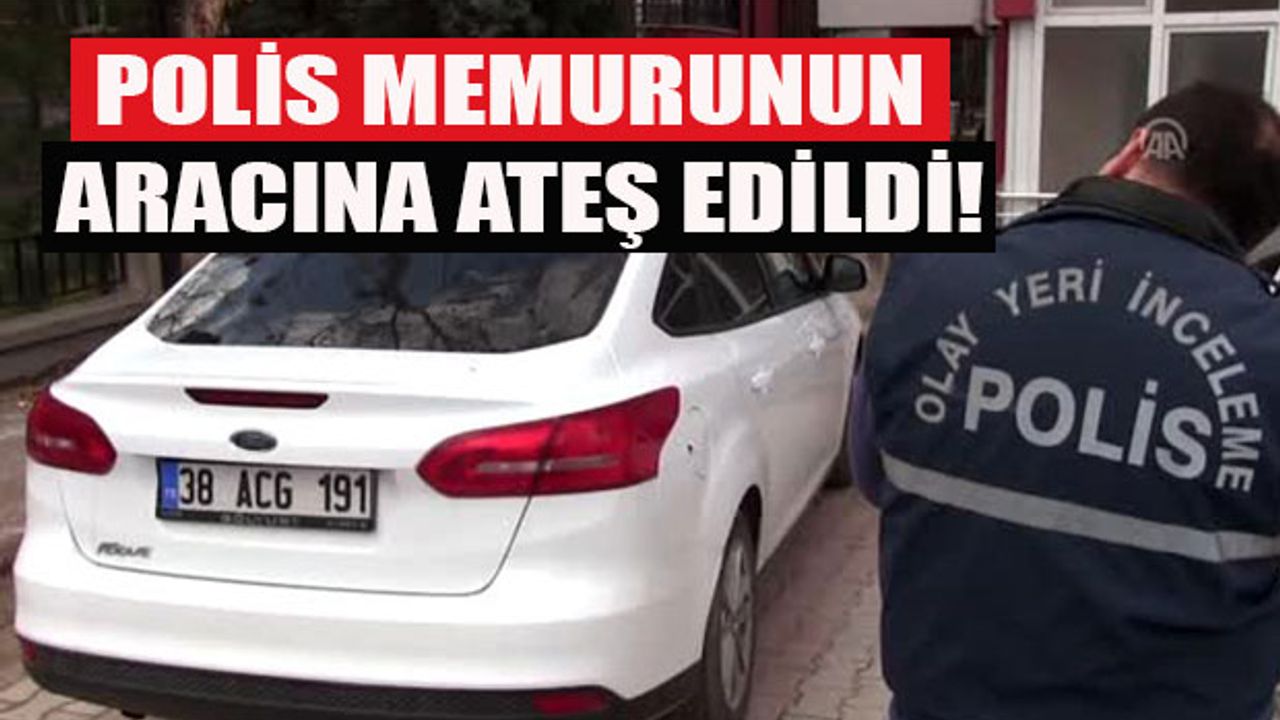 Kahramanmaraş'ta Polis Memurunun Otomobiline Ateş Edildi