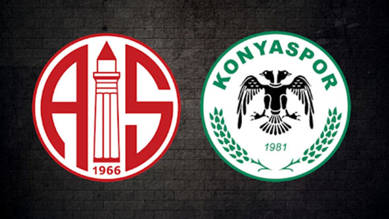 Antalyaspor-Konyaspor Maçı Canlı İzle