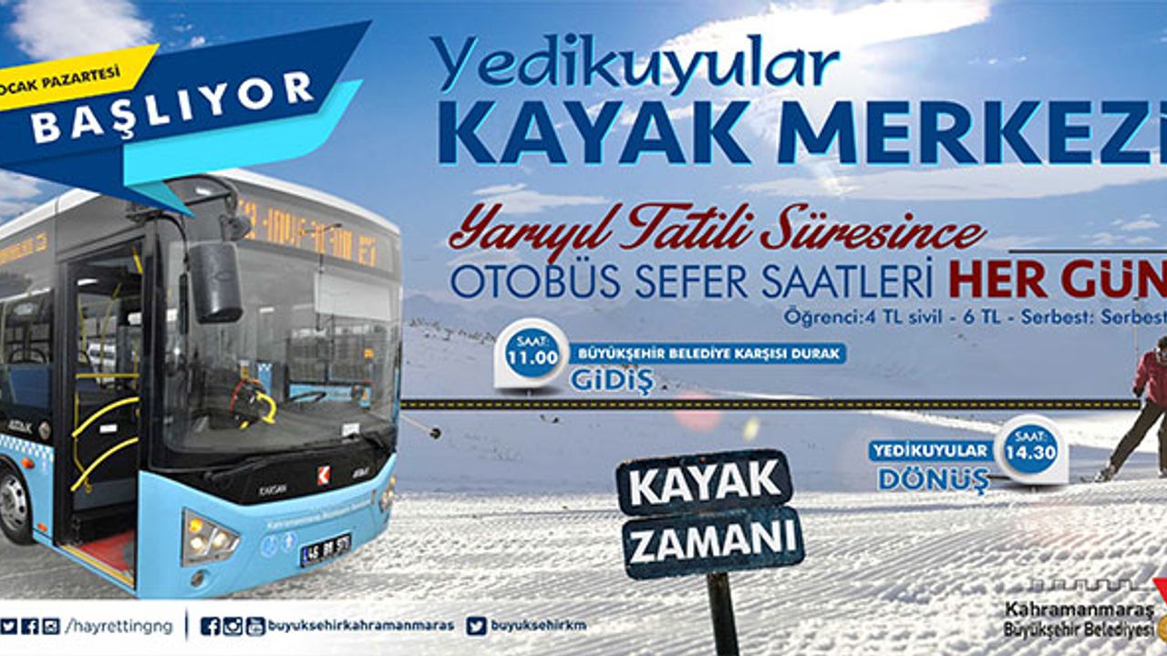 Tatilde Yedikuyular'a Otobüs Seferleri Başlıyor