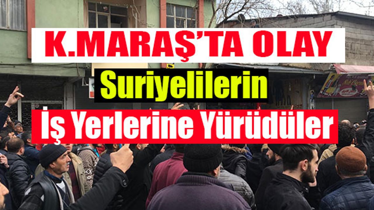 Kahramanmaraş'ta Olay: Polis Kalabalık Grubu Sakinleştirdi