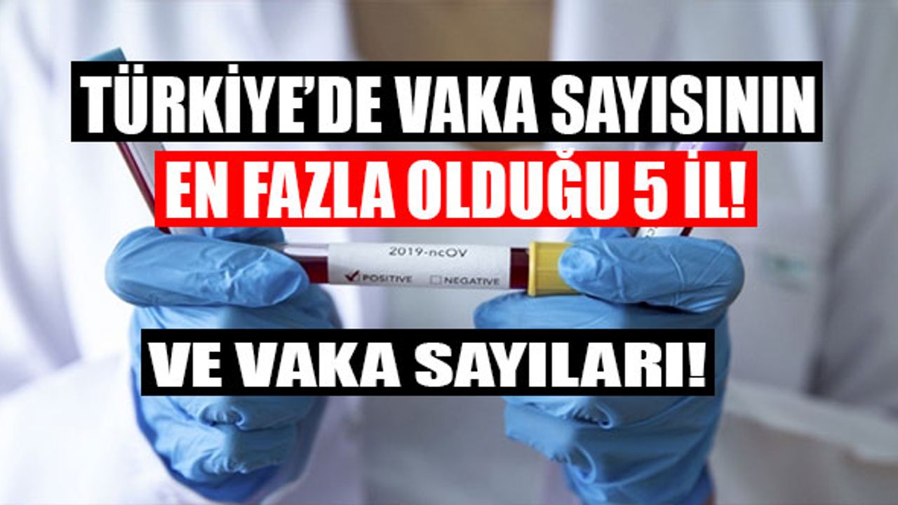 Bakan Koca Açıkladı: Vaka Sayısının En Yüksek Olduğu 5 İl