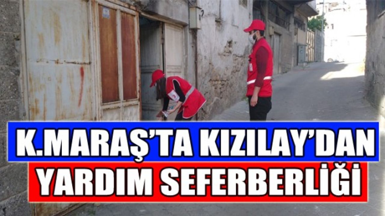Kahramanmaraş'ta 100 Aileye Gıda Yardımı