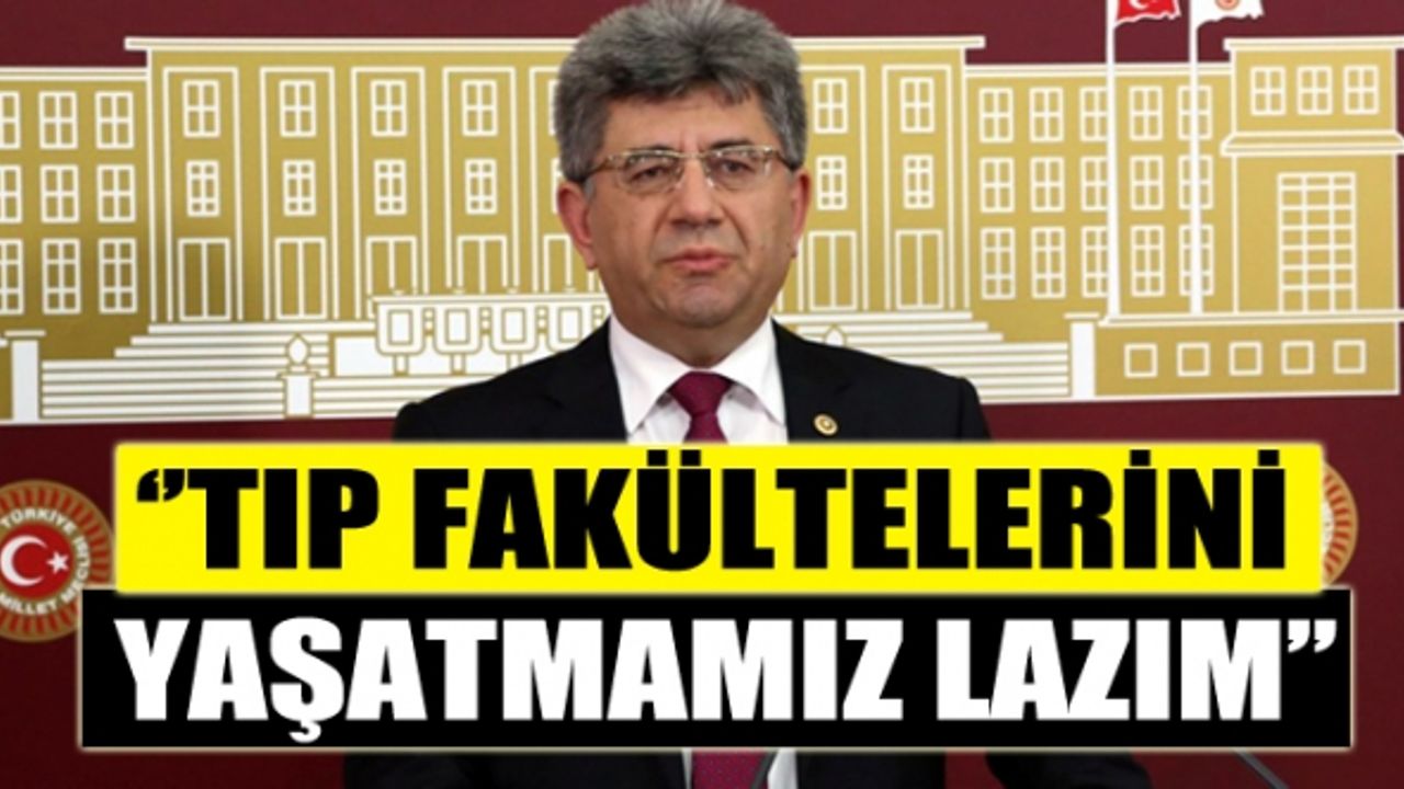 Sefer Aycan: Tıp Fakülteleri Sadece Döner Sermaye İle Yürümüyor