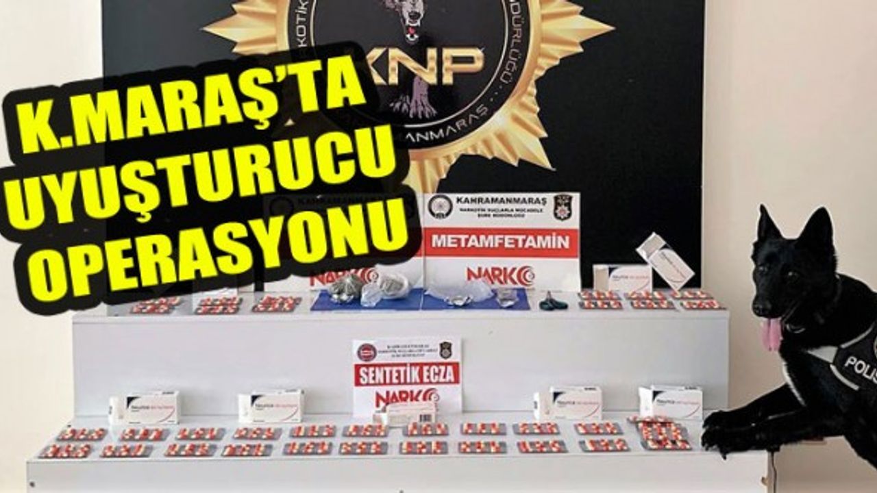 Kahramanmaraş'ta Zehir Tacirlerine Geçit Yok