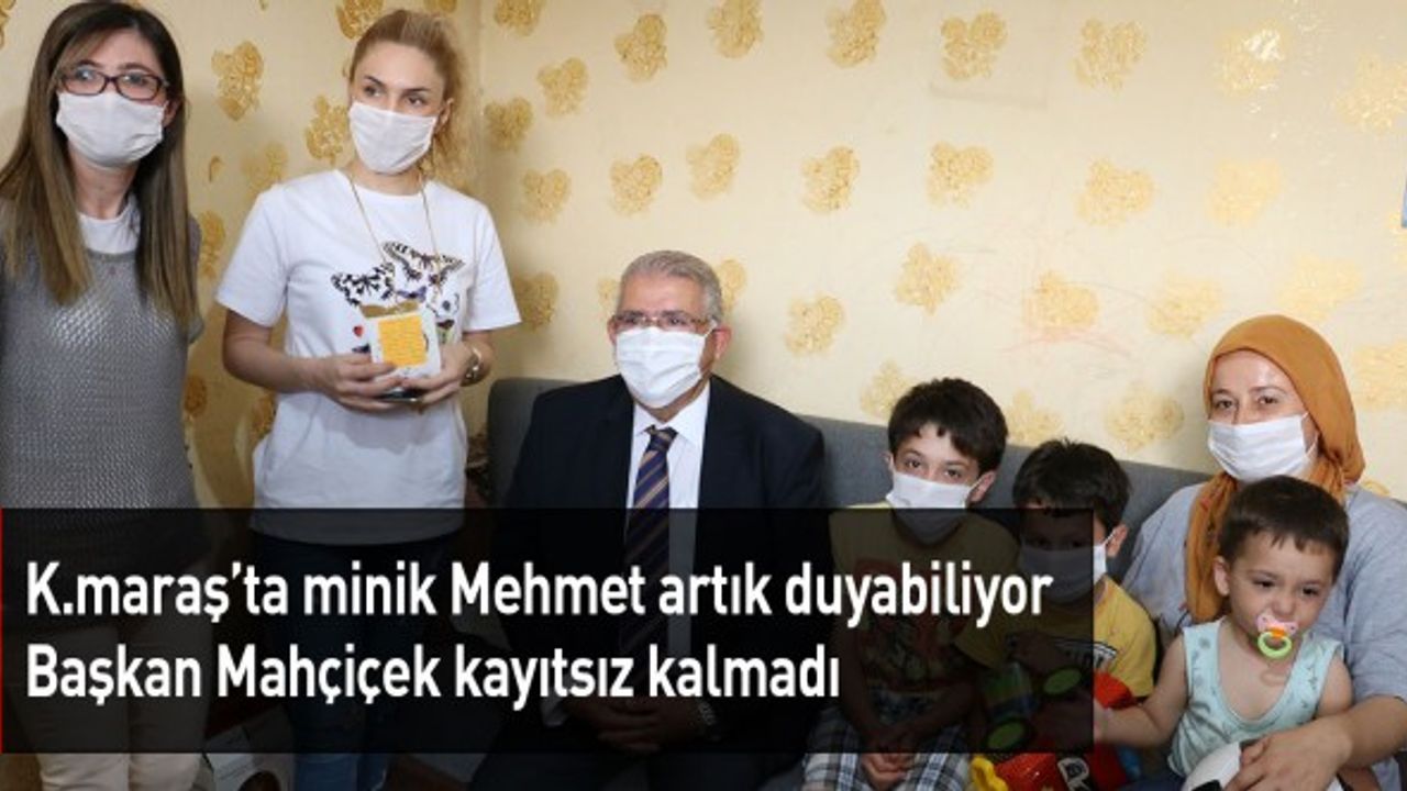 Başkan Mahçiçek'ten, Minik Mehmet'e Yardım Eli