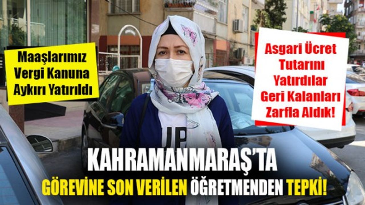 Kahramanmaraşlı Öğretmenden Şok İddia: Maaş Ödemeleri Vergi Kanununa Aykırı Yapıldı