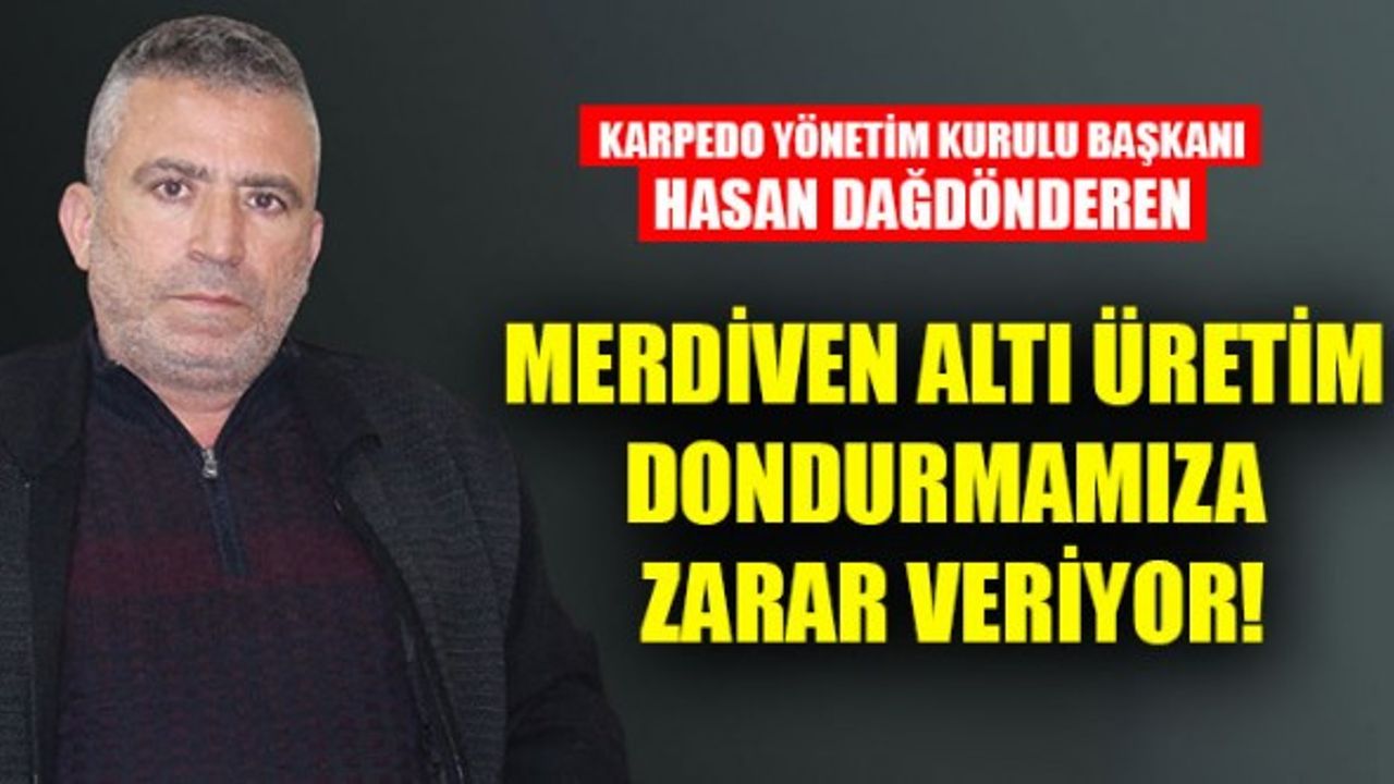 Merdiven Altı Dondurmacılar Kahramanmaraş'a Zarar Veriyor