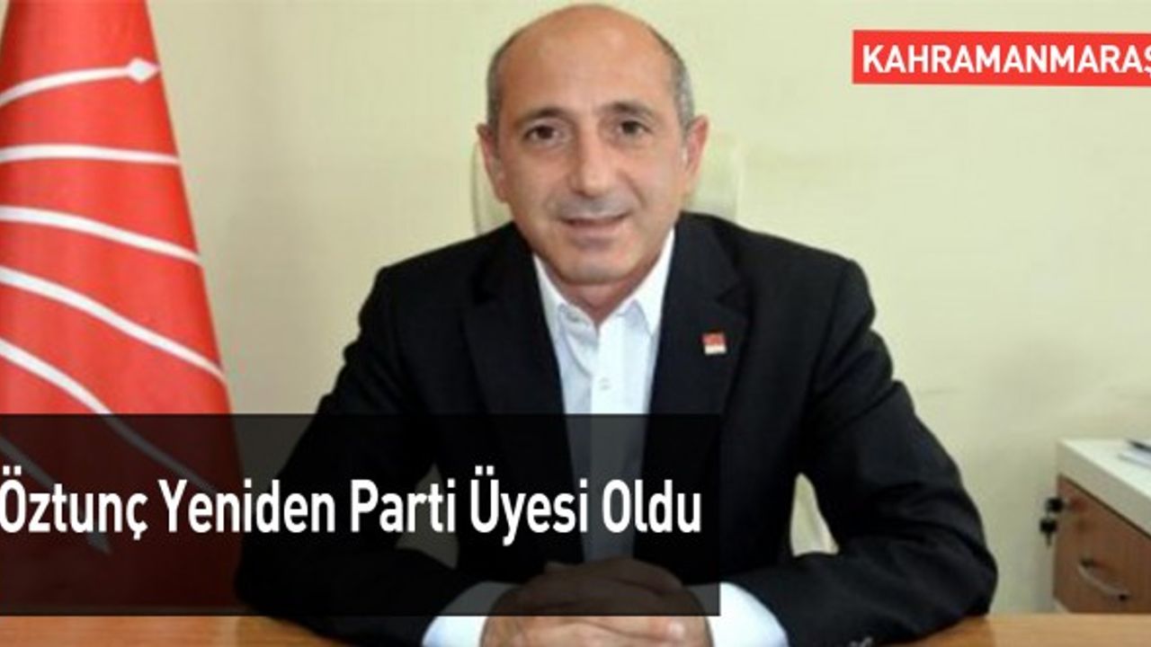Ali Öztunç Yeniden Parti Meclisi Üyesi Oldu