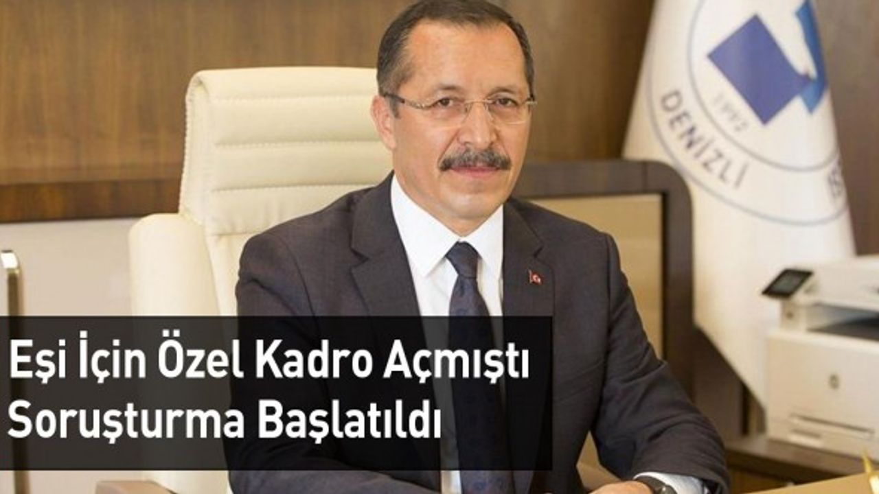 Pamukkale Üniversitesi Rektörü Hakkında Soruşturma Başlatıldı