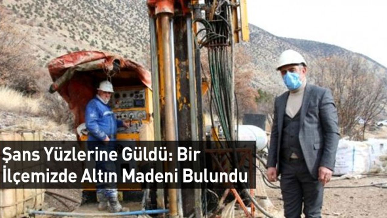 Bir İlçemizde Çalışmalar Sonucu Altın Madeni Bulundu