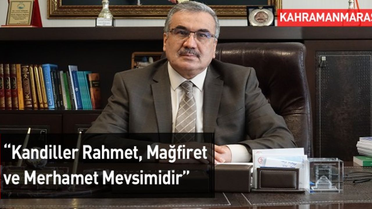 Müftü Celal Sürgeç: Regaip Gecesi Büyük Bir Fırsattır
