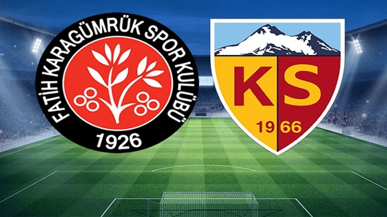 Karagümrük-Kayserispor Maçı Canlı İzle