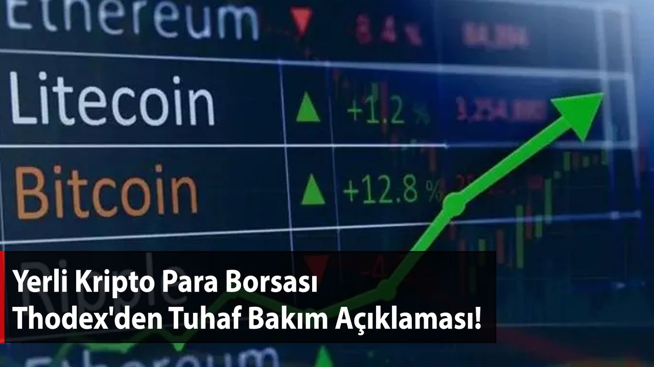 Yerli Kripto Para Borsası Thodex'den Tuhaf Bakım Açıklaması!