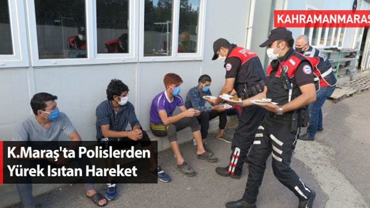 Kahramanmaraş'ta Polislerden Yürek Isıtan Hareket