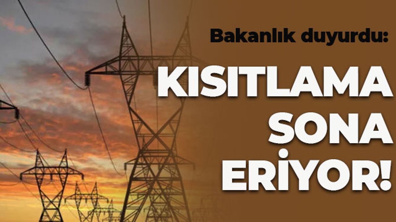 Tarih Belli Oldu: Kısıtlama Sona Eriyor