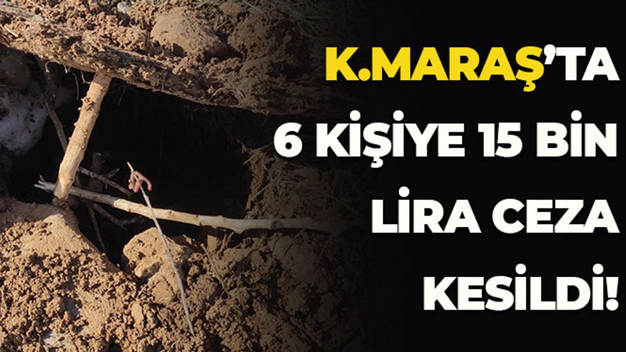 Kahramanmaraş'ta Kaçak Avlanan 6 Kişiye 15 Bin Lira Ceza