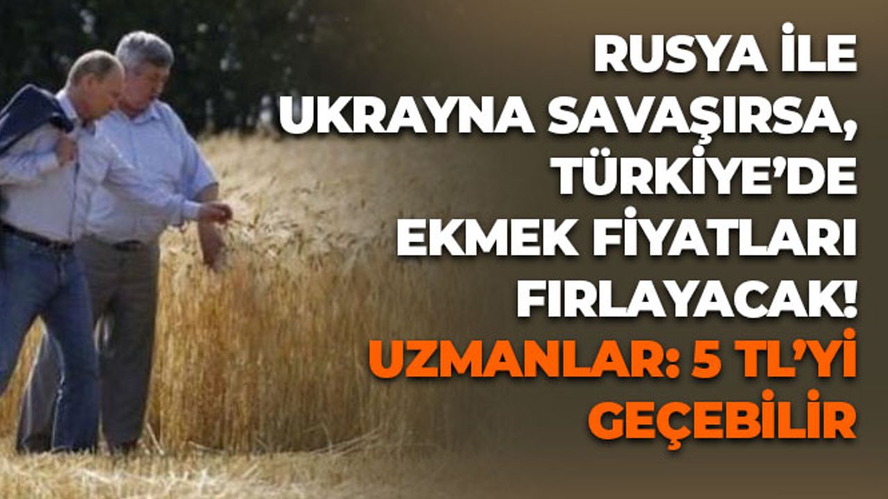 Rusya İle Ukrayna Savaşırsa, Türkiye'de Ekmek Fiyatları Fırlayacak