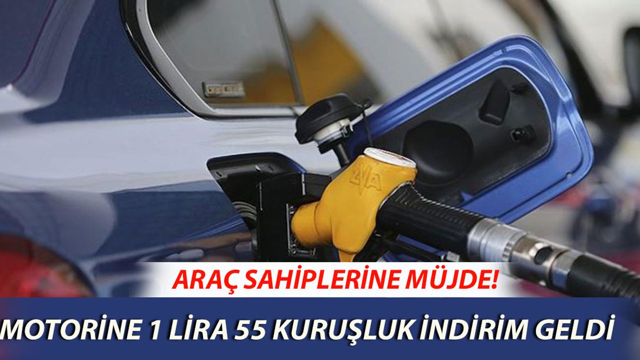 Araç Sahiplerini Sevindiren Gelişme! Motorine İndirim