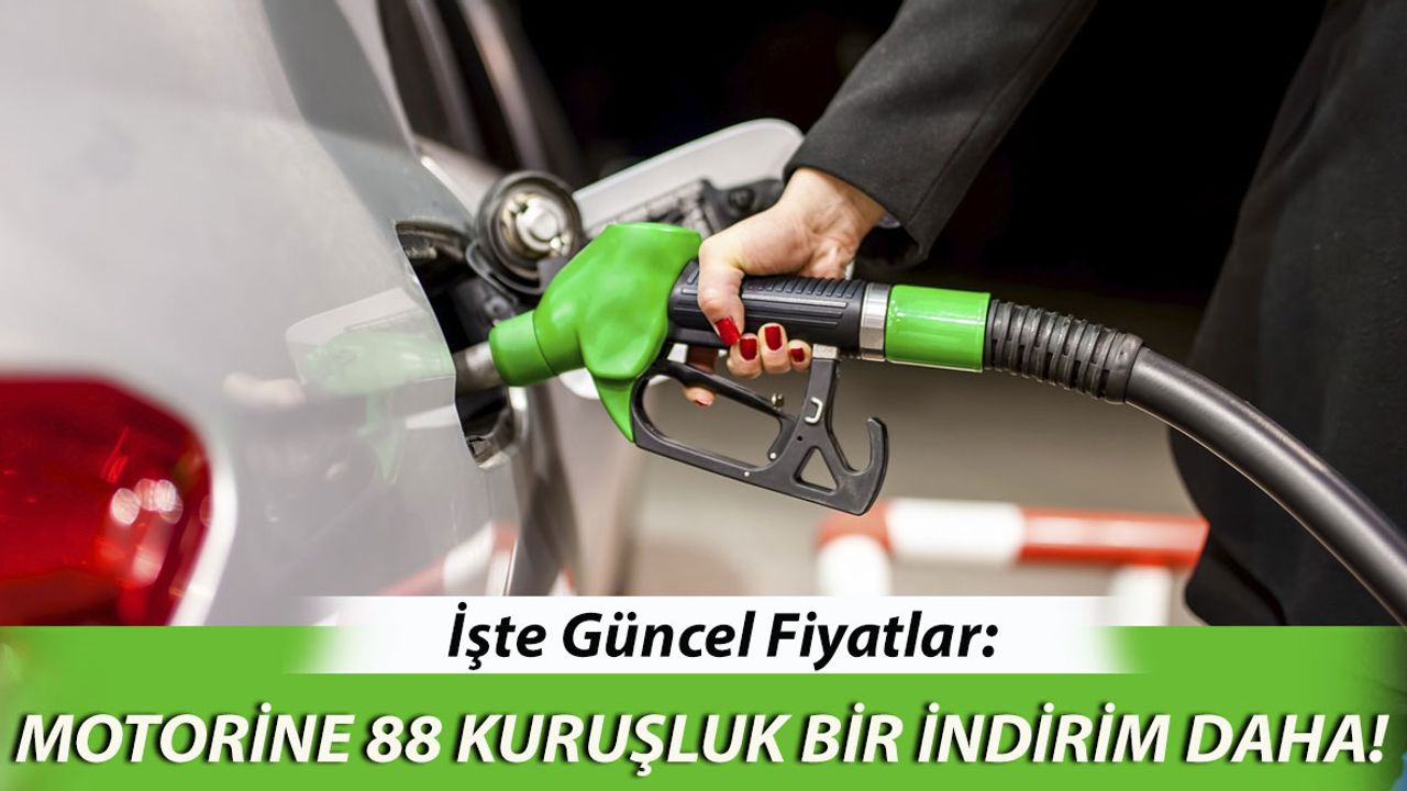 Motorine 88 Kuruşluk Bir İndirim Daha Geldi
