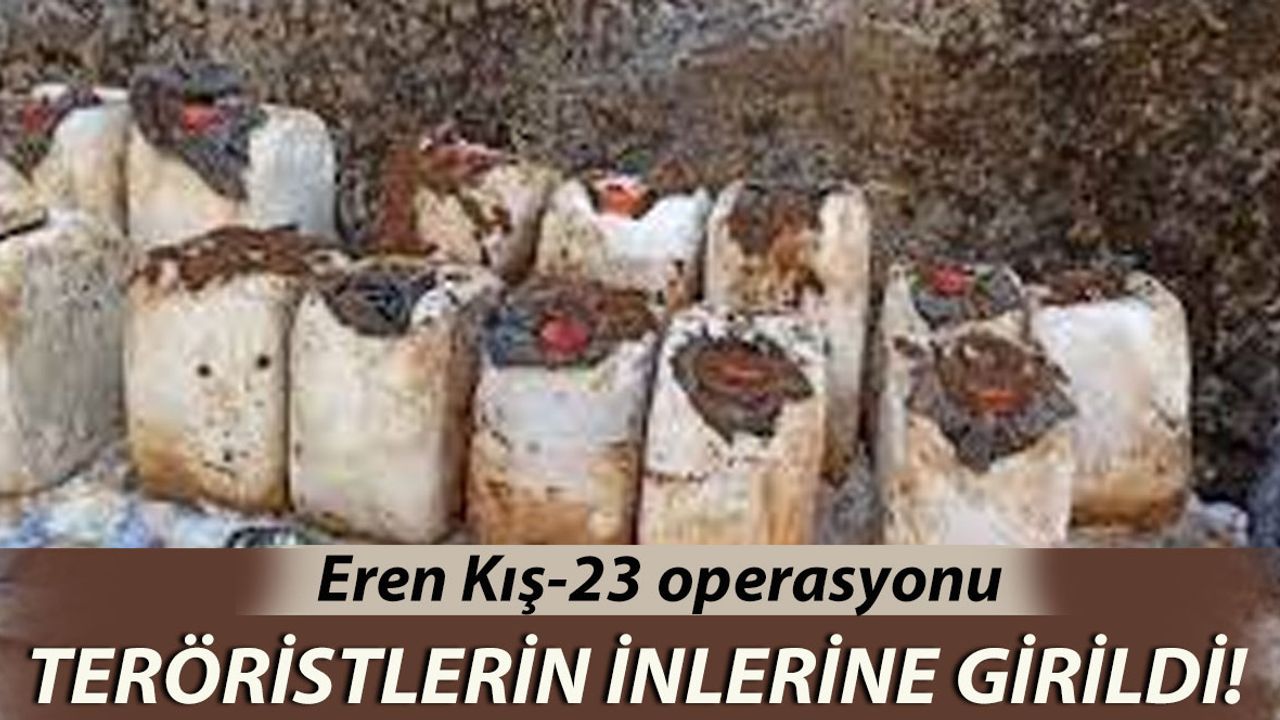 Teröristlerin İnlerine Girildi: 2 Sığınak İmha Edildi