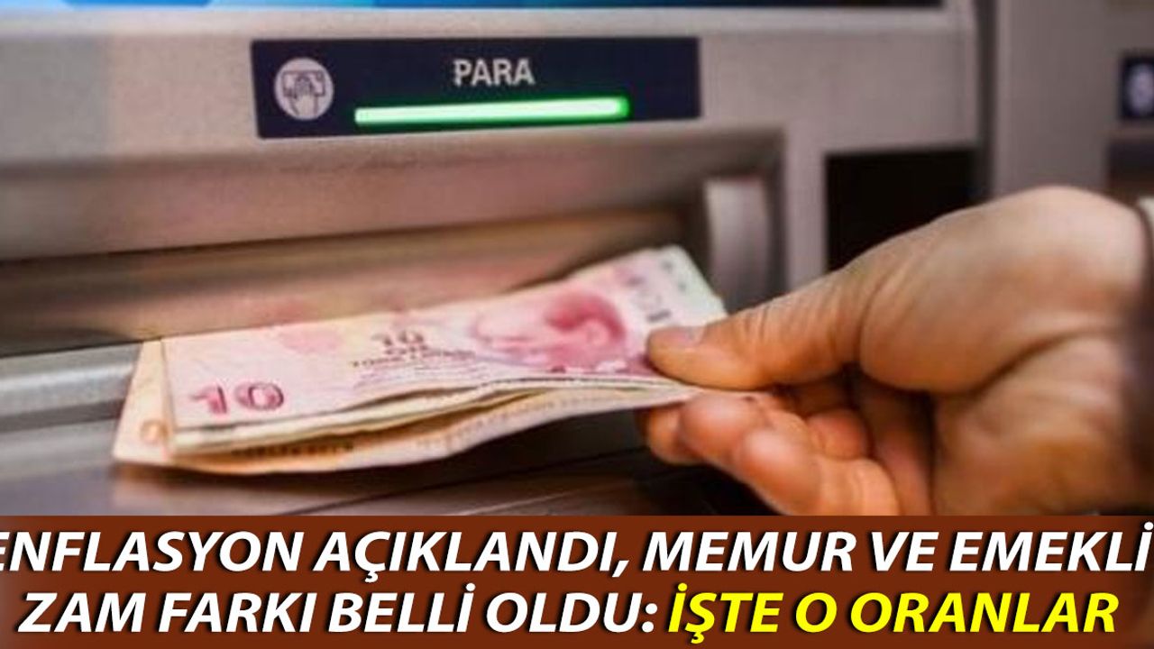 Enflasyon Açıklandı, Memur Ve Emekli Zam Farkı Belli Oldu: İşte O Oranlar