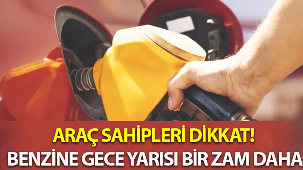 Benzine 1 Lira 70 Kuruş Zam Geldi