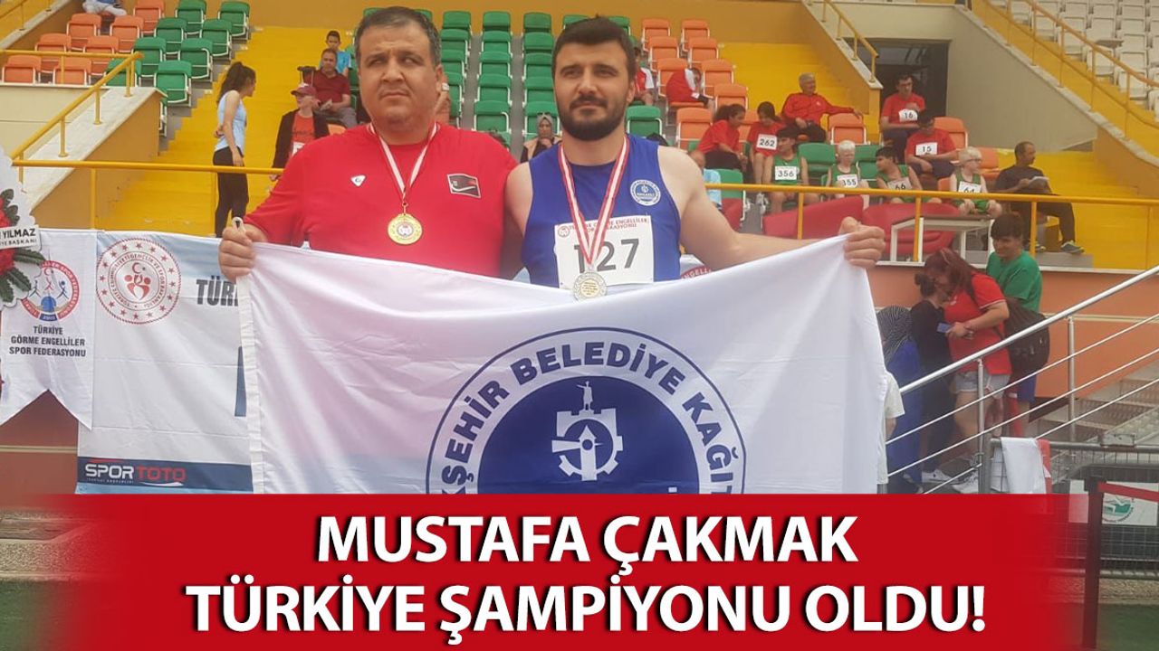 Kahramanmaraş Görme Engelliler Dernek Başkanı Türkiye Şampiyonu Oldu