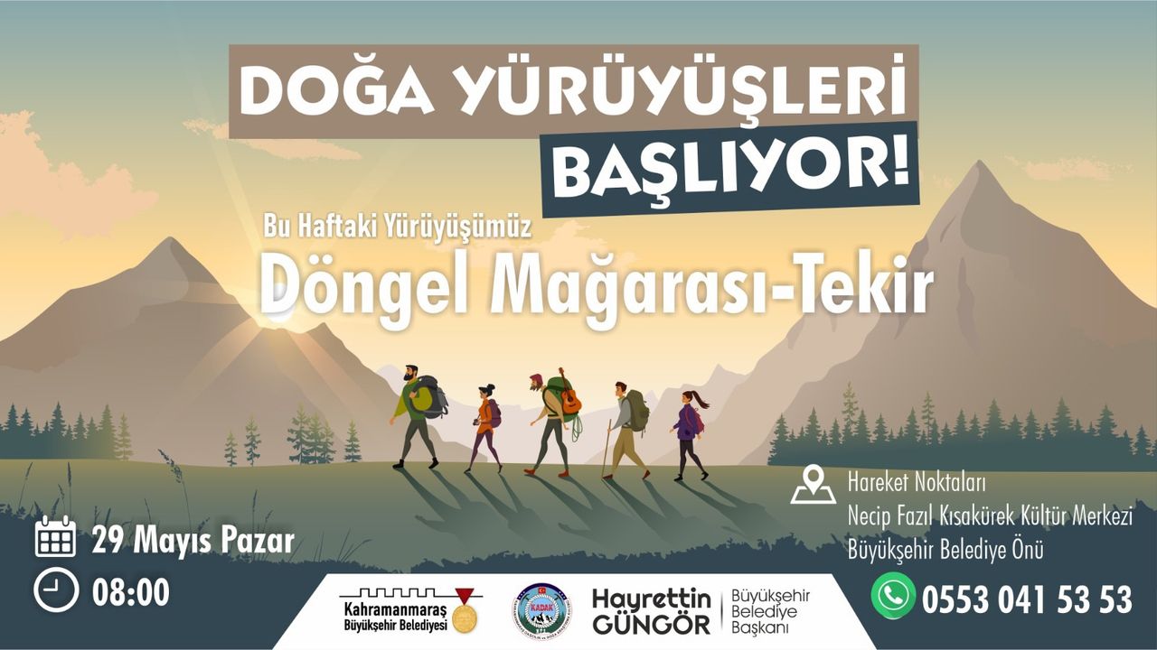 Kahramanmaraş'ta Doğa Yürüyüşleri’nin Bu Haftaki Adresi Döngel Mağarası