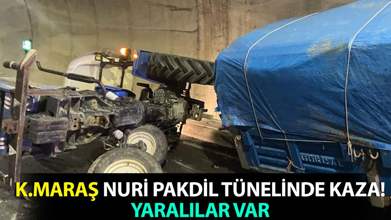 Kahramanmaraş'ta Tünelde Kaza: 2 Yaralı