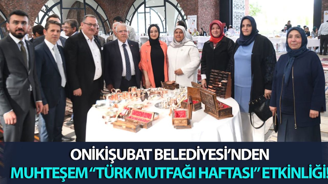 Onikişubat Belediyesi Ev Sahipliğinde Dikkat Çeken Tanıtım Etkinliği Yapıldı