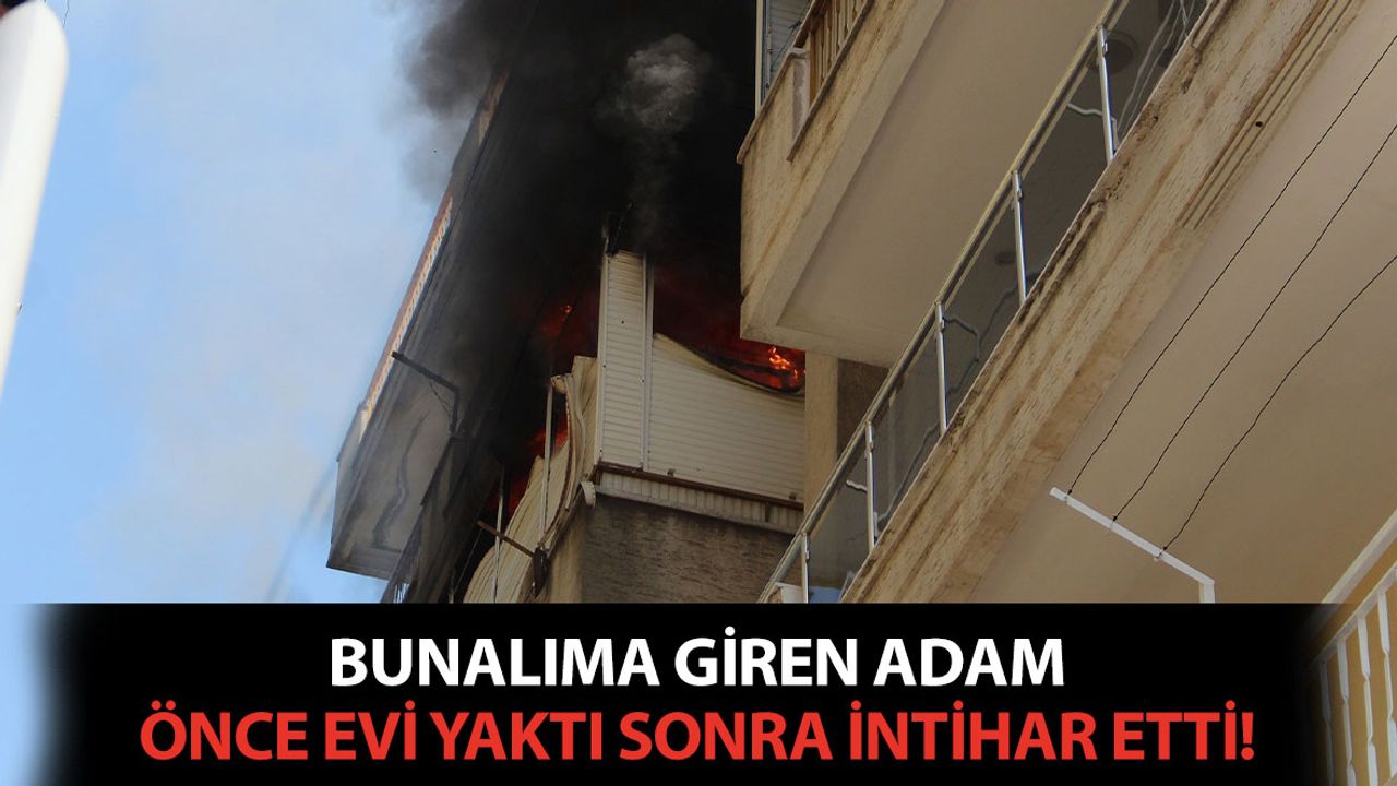 Bunalıma Giren Yaşlı Adam Evini Yakıp, Balkondan Atladı