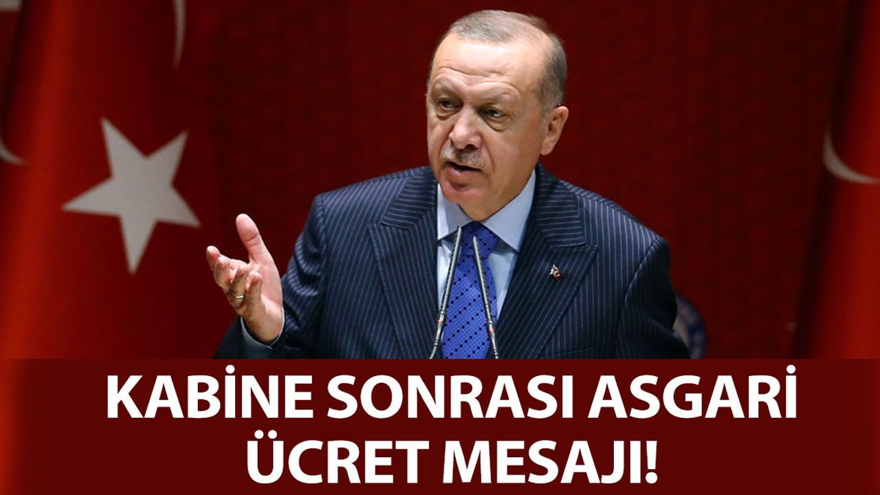 Erdoğan'dan Kabine Sonrası Net Mesaj