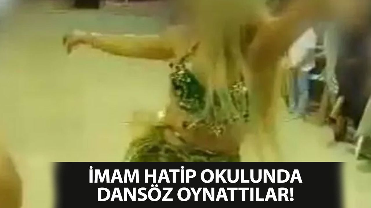 İmam Hatip Ortaokulu'nda Olay Yaratan Görüntü