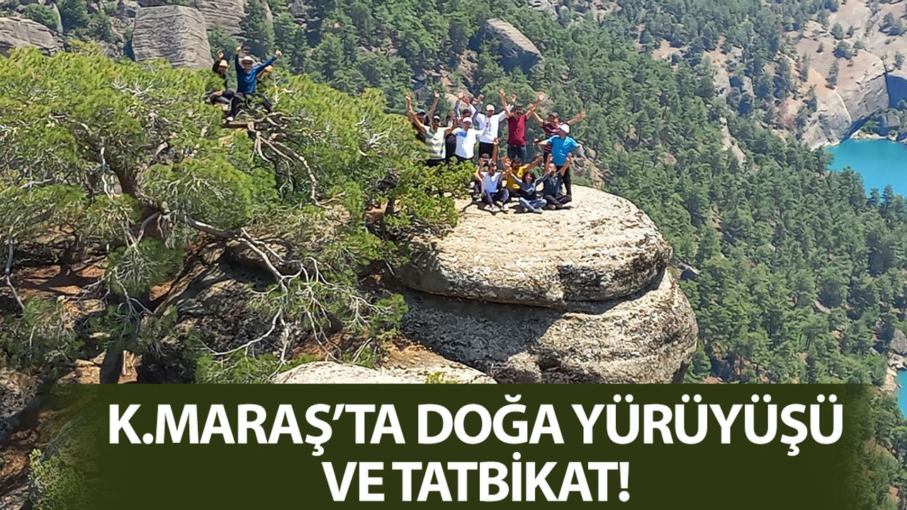 Kahramanmaraş'ta Arama Kurtarma Ekibinden Doğa Yürüyüşü ve Tatbikat