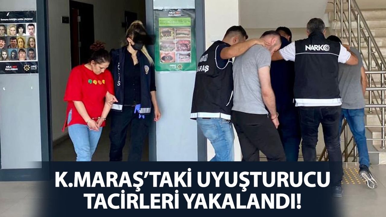 Kahramanmaraş’ta Uyuşturucu Taciri 4 Kişi Tutuklandı