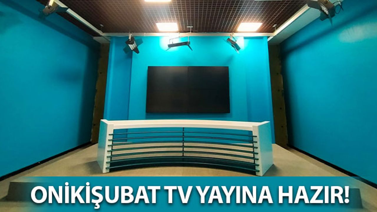 Onikişubat Belediyesi’nin Son Teknoloji Stüdyosu Yayına Hazır