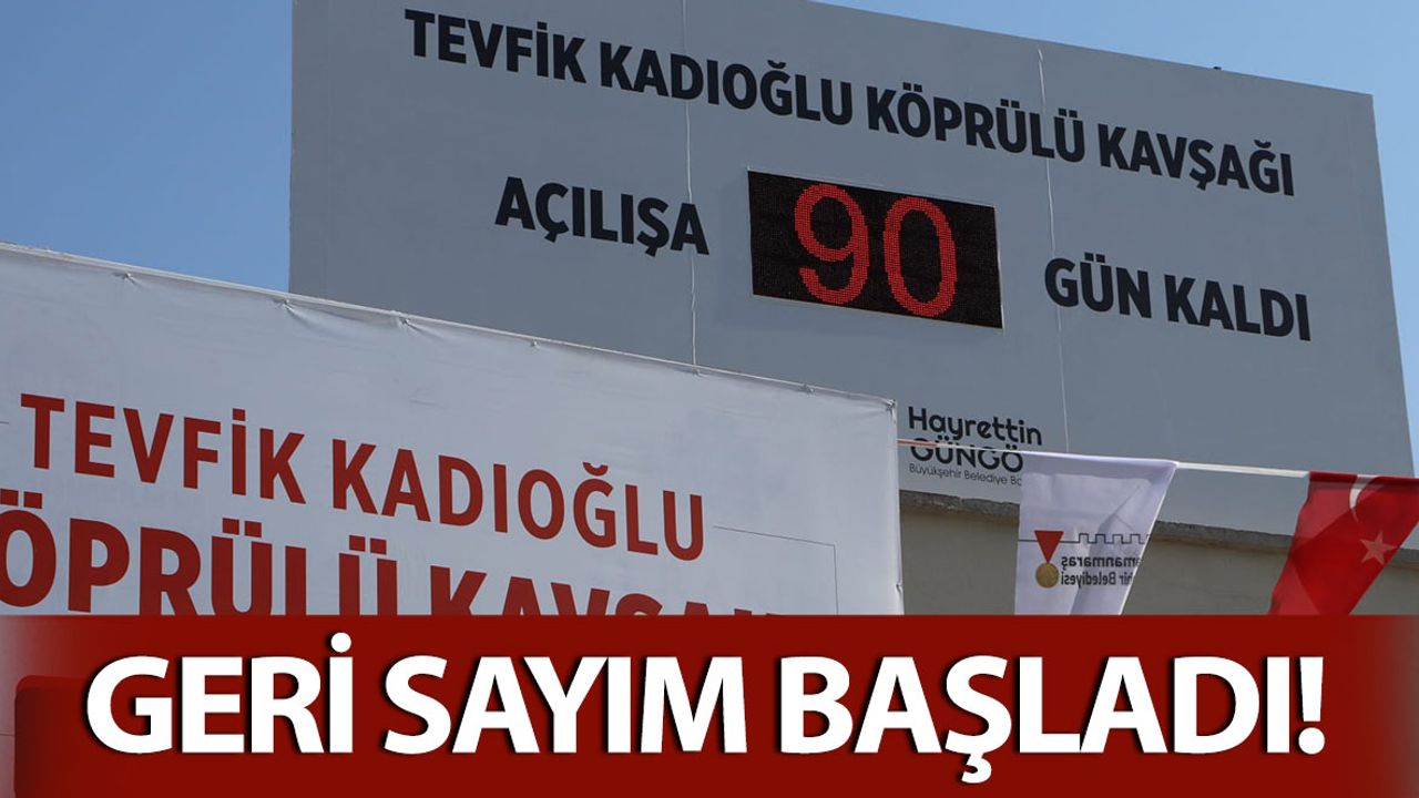 Tevfik Kadıoğlu Köprülü Kavşak İçin Geri Sayım Başladı