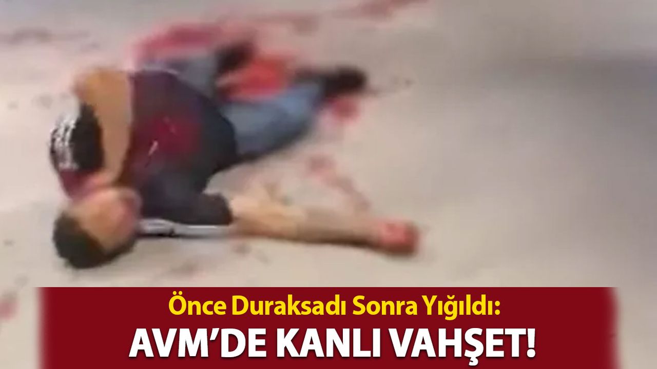 AVM'de İki Grup Arasında Bıçaklı Kavga