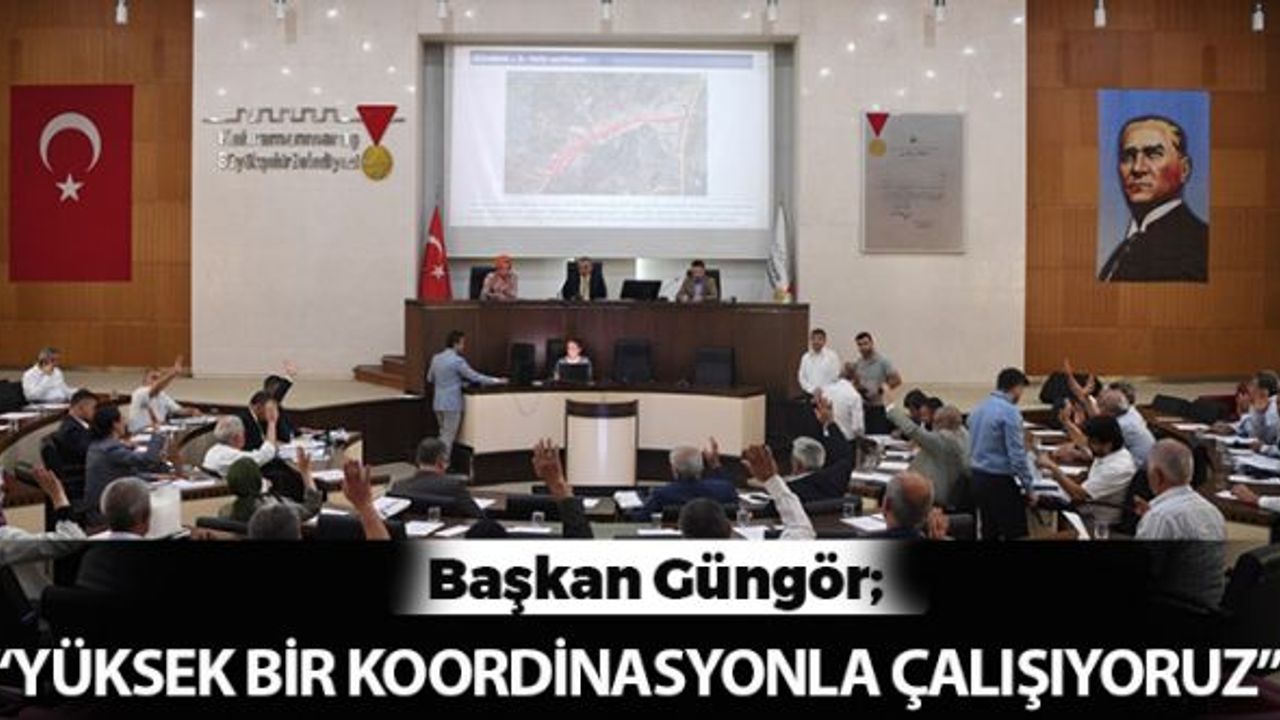 Başkan Güngör; “Var Gücümüzle Çalışıyoruz"