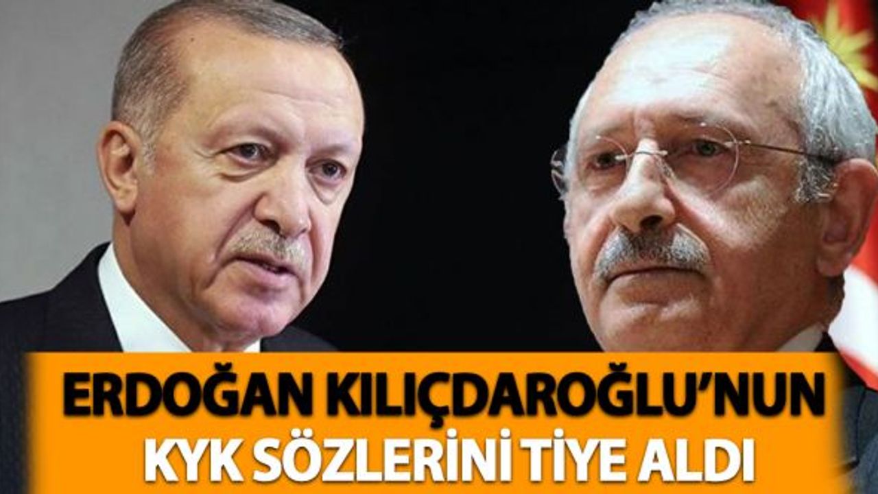 Cumhurbaşkanı Erdoğan'dan Kılıçdaroğlu'na İronik Cevap