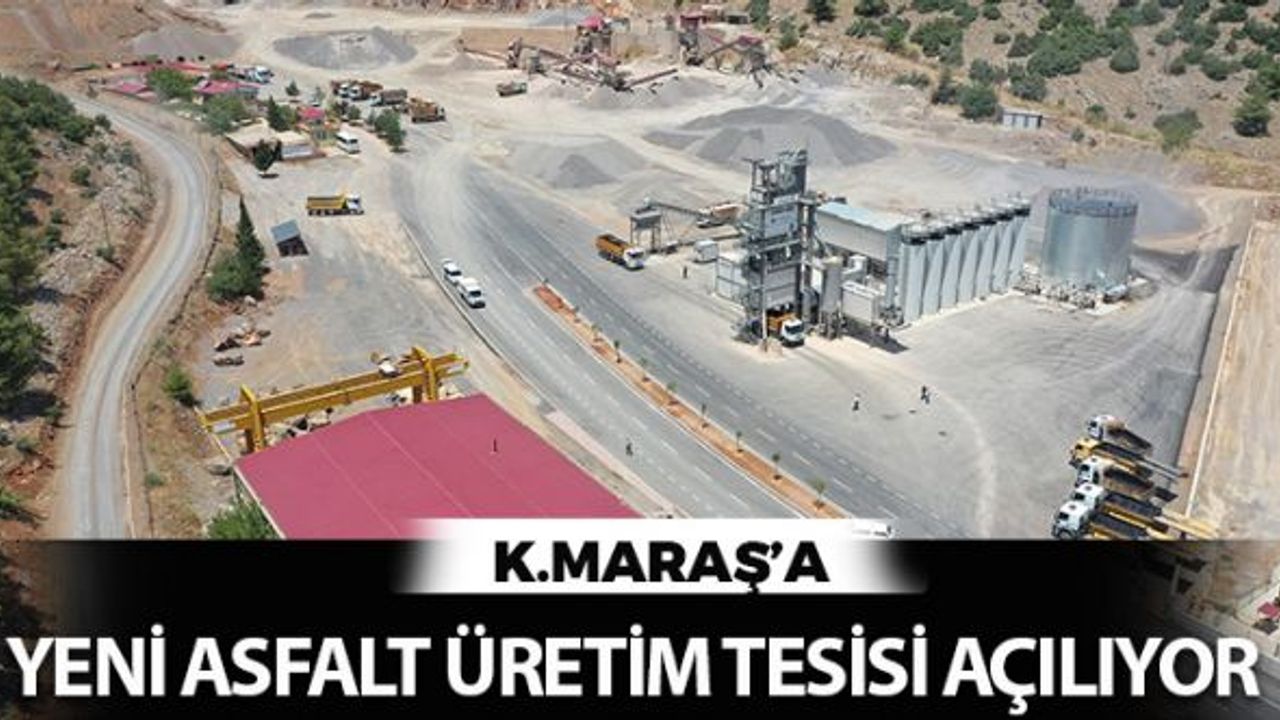 Kahramanmaraş'a Yeni Üretim Tesisi Açılıyor