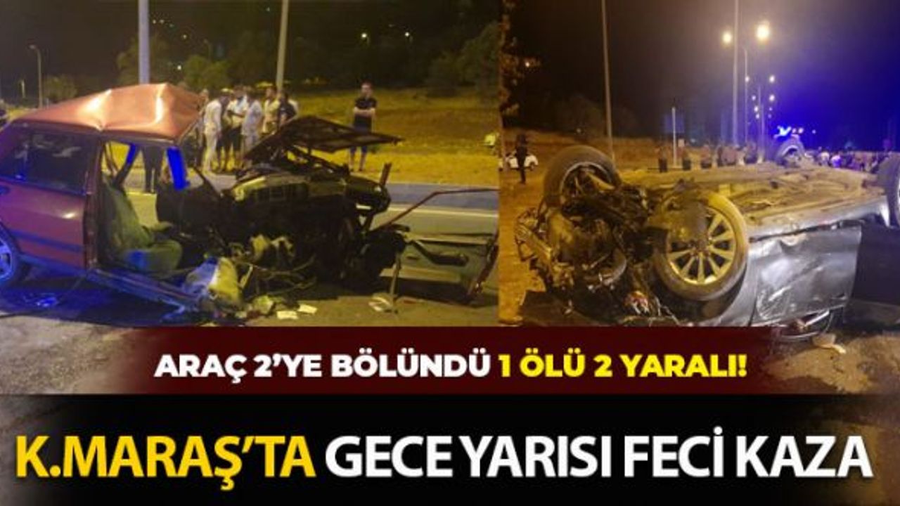 Kahramanmaraş'ta Gece Yarısı Feci Kaza: İl Başkanının Oğlu Kaza Yaptı